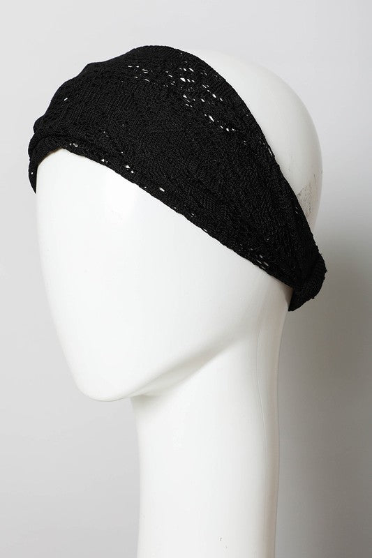 Bohemian Lace Stretch Headwrap